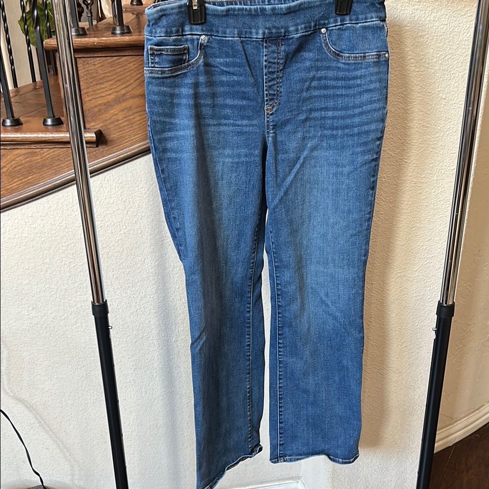 Chico's Blue Straight Leg Jeans